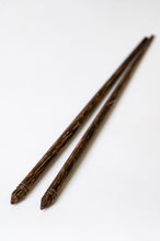 Load image into Gallery viewer, Hand Carved Palm Wood Chopsticks