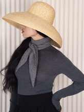Load image into Gallery viewer, Oats & Rice Ribbed Neck Scarf- Grey