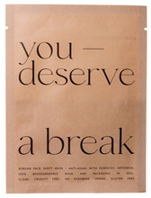 Load image into Gallery viewer, Korean Face Sheet Mask