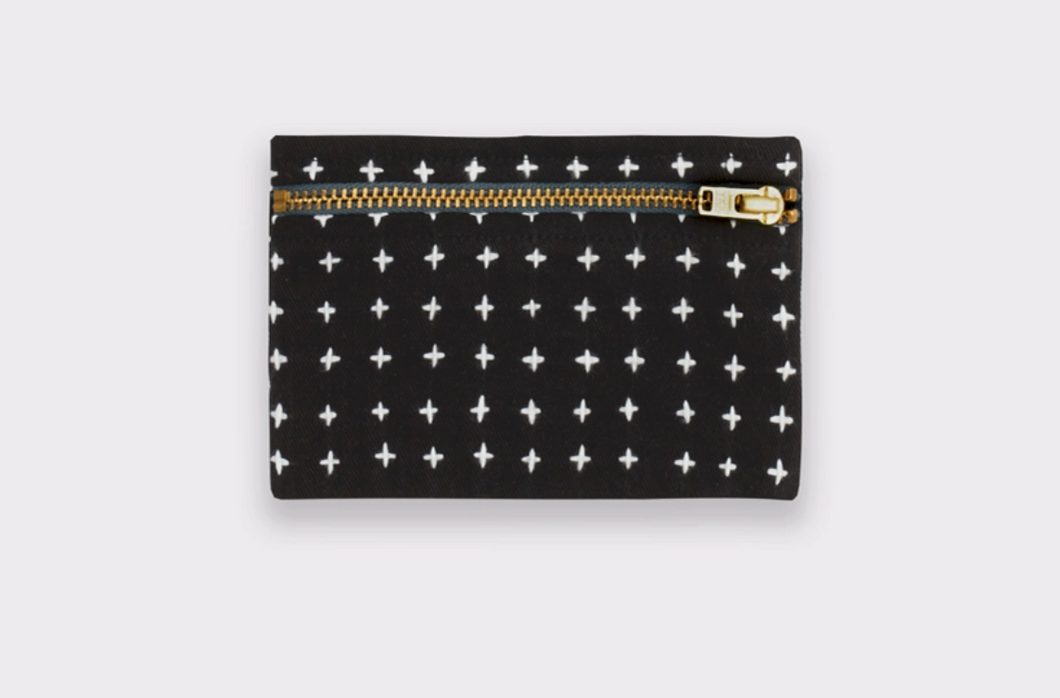 Cross Stitch Organic Cotton Coin Purse