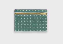 Load image into Gallery viewer, Cross Stitch Organic Cotton Coin Purse
