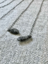 Load image into Gallery viewer, Oats &amp; Rice Seedling Cashmere Scarf in Pewter
