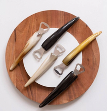 Load image into Gallery viewer, Ankole Horn Bottle Opener
