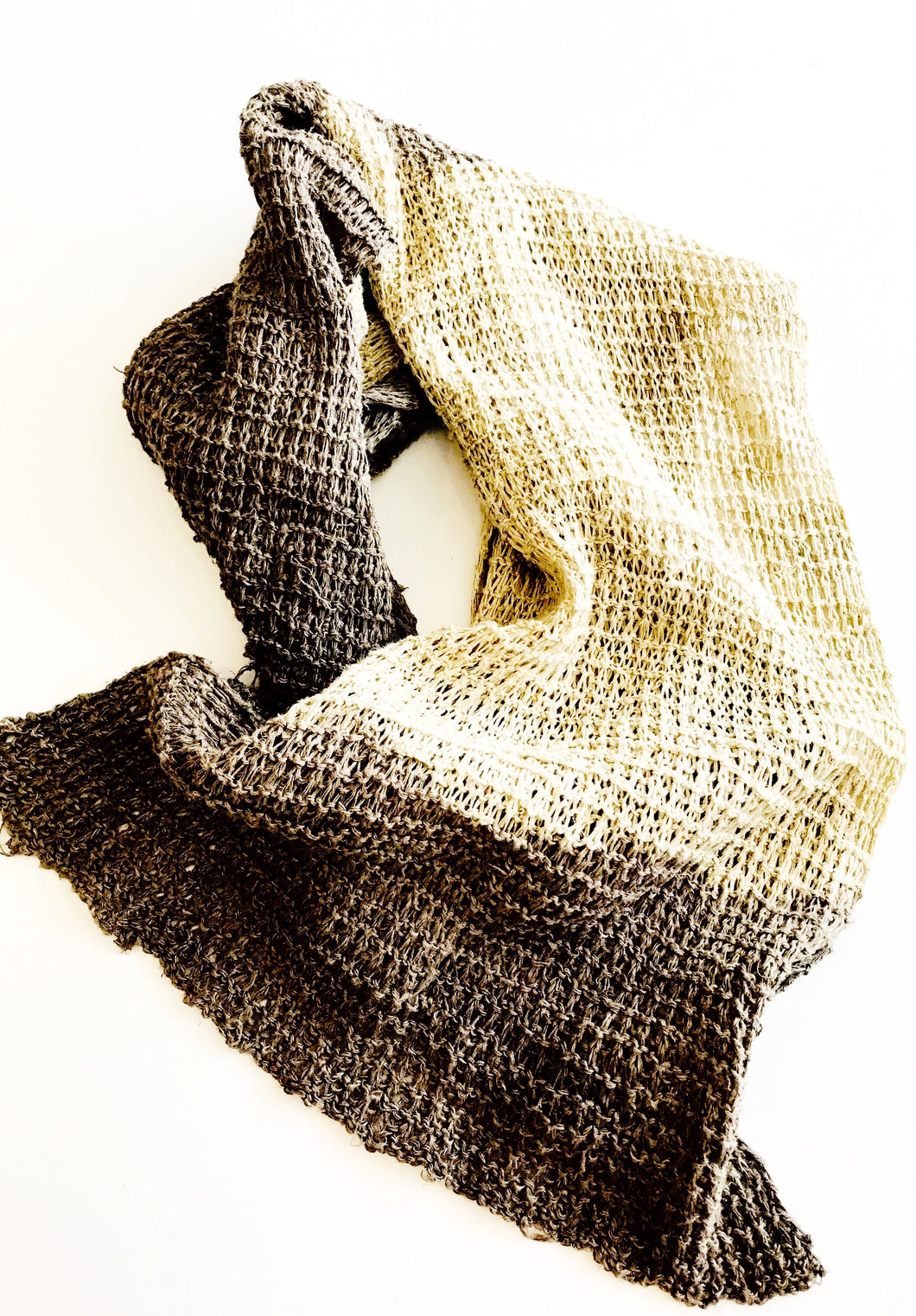 Natural Handmade Hemp Scarf - T.Karn Imports