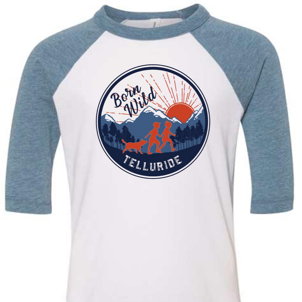 Toddler Born Wild Telluride Raglan T-Shirt