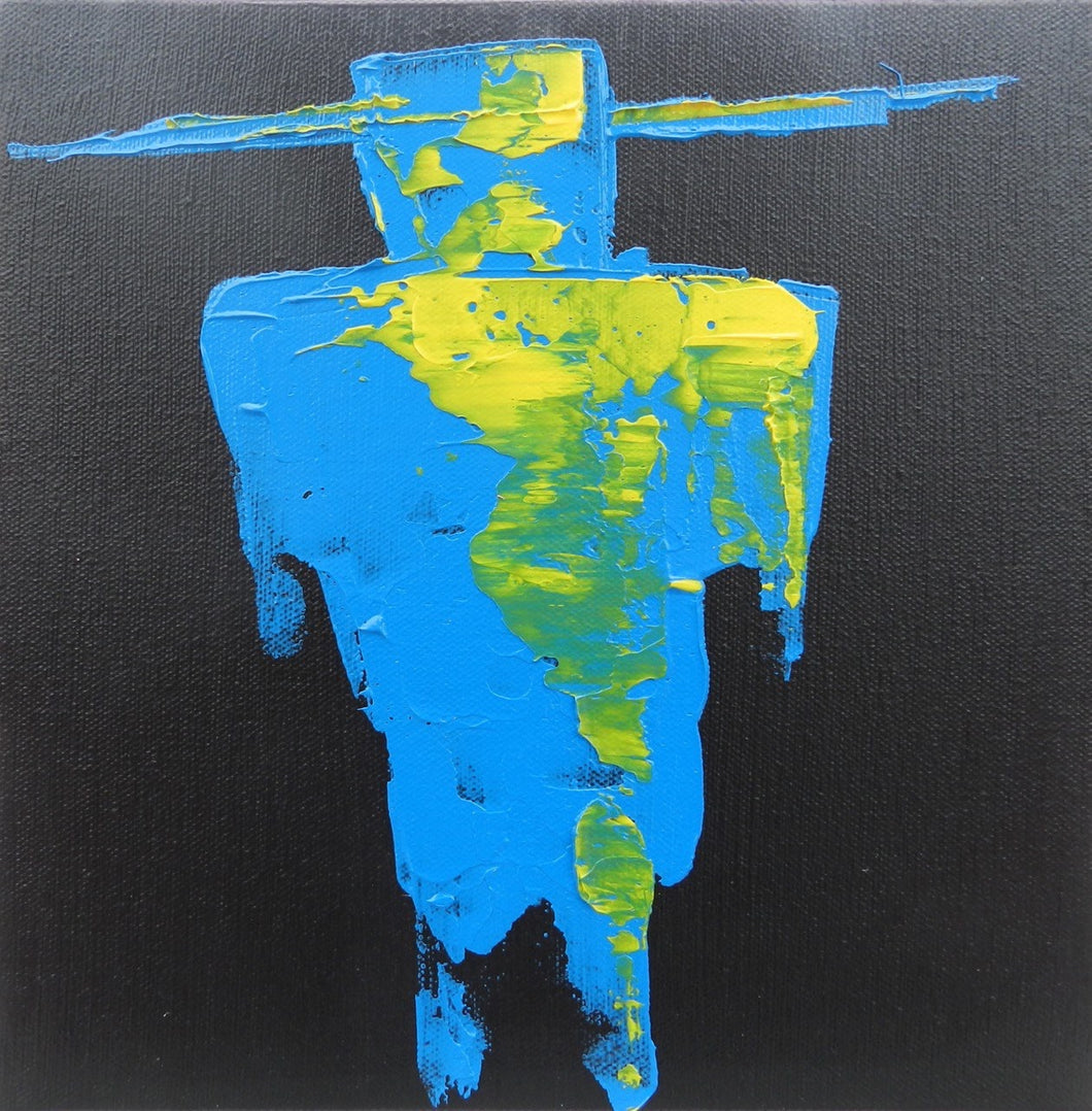 Manny Valenzuela “Blue” Painting